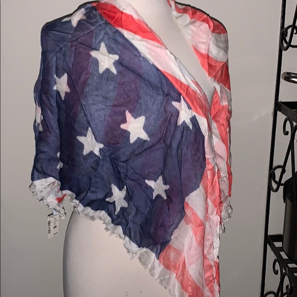 New Aeropostale Fourth 4th of July scarf wrap - Picture 6 of 7